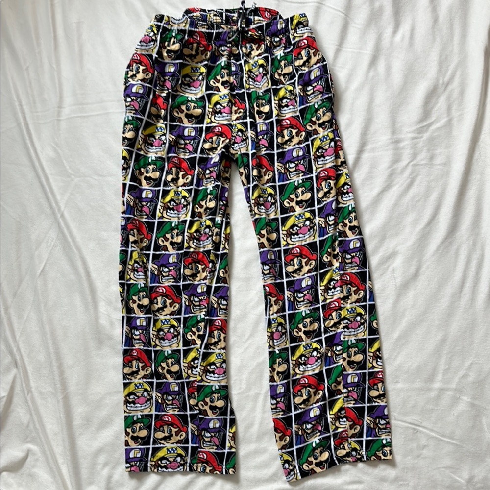 Mario Bros. Print Pajama Pants